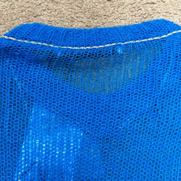 Zara women Wool Blend Openwork Knit Sweater Limited Edition. Size Small. NWT! - Picture 7 of 8